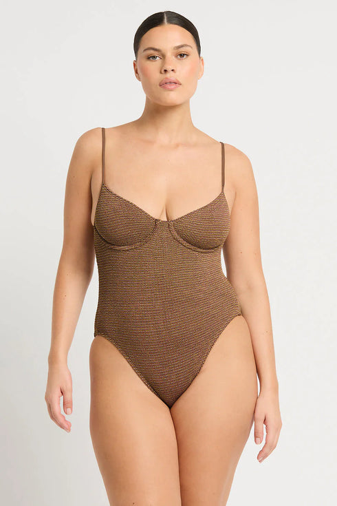 Bond-Eye Lurex Gracie One Piece